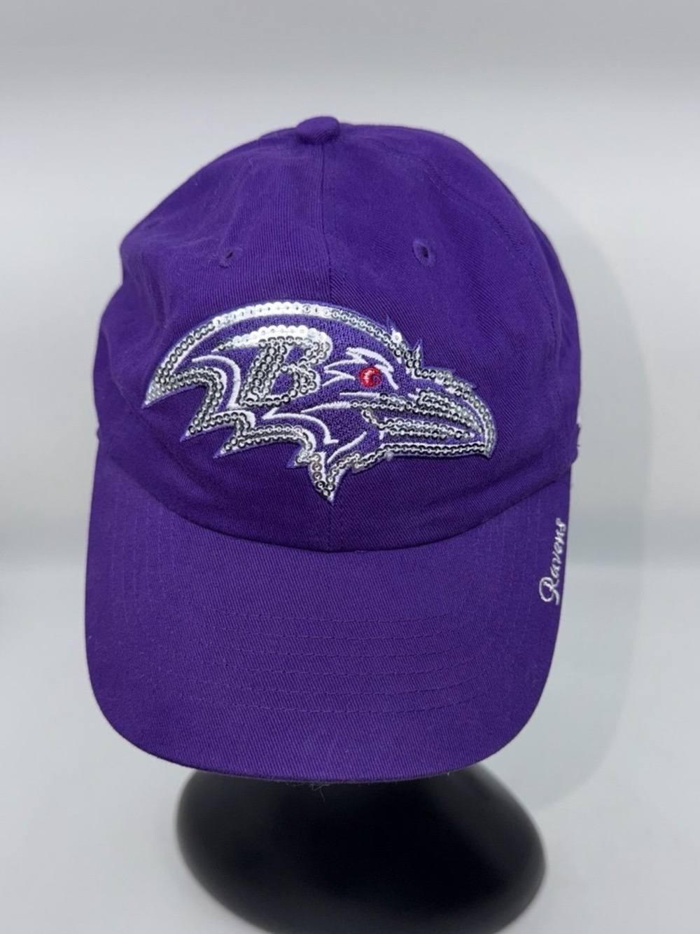 Baltimore Ravens Hat Cap
Womens 47 Purple Bling Sequins